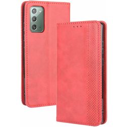 Mobigear Sensation Samsung Galaxy S20 FE Hoesje Bookcase Portemonnee - Rood