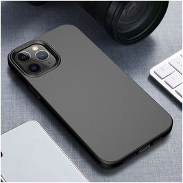 Mobigear Bio iPhone 12 Hoesje Eco Friendly Backcover - Zwart
