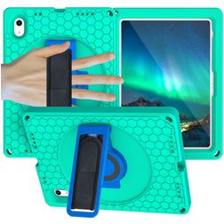 Mobigear Ruggedized iPad 10 (2022) Hoes EVA Schuim Backcover + Standaard - Groen
