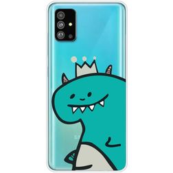 Mobigear Design Samsung Galaxy S20 Plus Hoesje Flexibel TPU Backcover - Dino