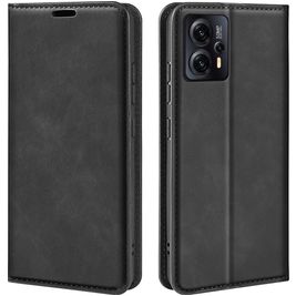 Mobigear Retro Slim Motorola Moto E13 Hoesje Bookcase Portemonnee - Zwart