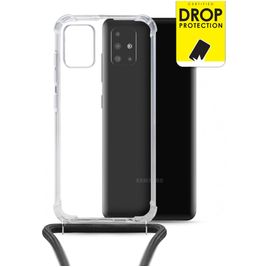 My Style Loop Doorzichtig Samsung Galaxy A51 Flexibel TPU Hoesje met koord - Transparant