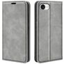 Mobigear Retro Slim iPhone 17e Hoesje Bookcase Portemonnee - Grijs