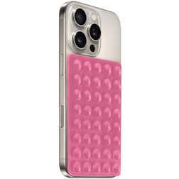 Mobiparts Sticky Pad Telefoonhouder met zuignap - Roze Universeel