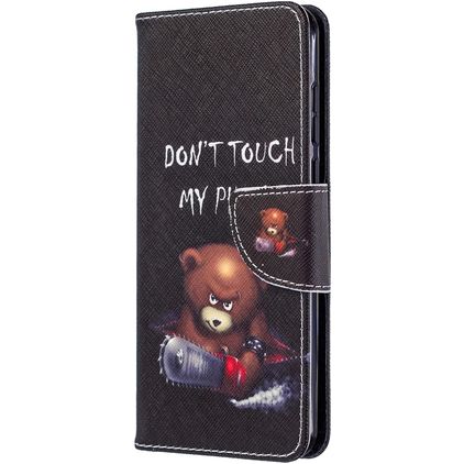 Mobigear Design Huawei P40 Hoesje Bookcase Portemonnee - Do Not Touch