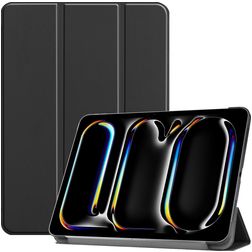 Mobigear Tri-Fold iPad Pro 13 Inch (2025) Hoes Bookcase - Zwart