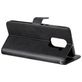 Mobigear Zipper Xiaomi Redmi Note 9 Hoesje Bookcase Portemonnee - Zwart