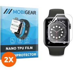 Mobigear Apple Watch - 40 mm Screenprotector Folie - Case Friendly (2-Pack)