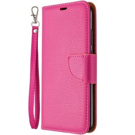 Mobigear Excellent Huawei P40 Lite E Hoesje Bookcase Portemonnee - Magenta