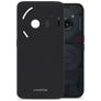 Mobilize Rubber Gelly Nothing Phone (2a) Hoesje Flexibel TPU Backcover - Matt Black