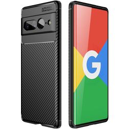 Mobigear Racing Google Pixel 7 Pro Hoesje Flexibel TPU Backcover - Zwart