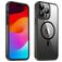 Valenta Trend iPhone 15 Pro MagSafe Hoesje Hardcase Backcover - Transparant / Zwart
