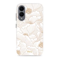 MIO Samsung Galaxy S25 Edge MagSafe Hoesje Hardcase Backcover - White Roses