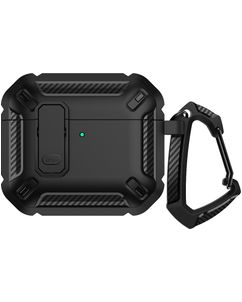 Mobigear Armor Clip Apple AirPods 4 Hardcase Hoesje - Zwart