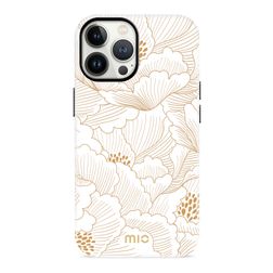 MIO iPhone 13 Pro MagSafe Hoesje Hardcase Backcover - White Roses