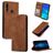 Mobigear Retro Slim Huawei P Smart Plus (2019) Hoesje Bookcase - Bruin