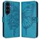 Mobigear Butterfly Samsung Galaxy S26 FE Hoesje Bookcase Portemonnee - Blauw