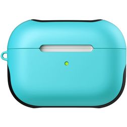 Mobigear Frosted Apple AirPods Pro 1 Hardcase Hoesje - Turquoise