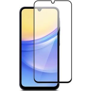 Mobigear Premium Samsung Galaxy A15 Glazen Screenprotector - Case Friendly - Zwart