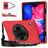 Mobigear SureGrip XGuard Lenovo Tab P11 Gen 1 Hoes Hard Kunststof,Siliconen Backcover + Schouderband + Standaard - Rood