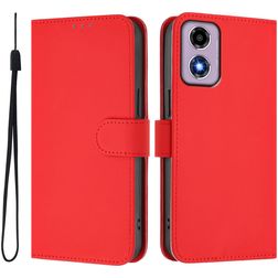 Mobigear Urban Wallet Motorola Moto E14 Hoesje Bookcase Portemonnee - Rood