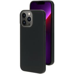 Mobiparts iPhone 13 Pro Max Siliconen Hoesje Backcover - Zwart