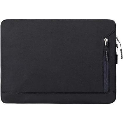 Mobigear Dual Zip Laptop Sleeve 15 - 16 inch Laptop hoes - Zwart