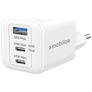 Mobilize Wall Charger Triple USB / USB-C Power Delivery 65W - Wit