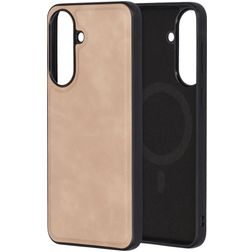 Mobiparts Classic Samsung Galaxy A57 MagSafe Hoesje TPU,Kunstleer Backcover - Moonstone Beige