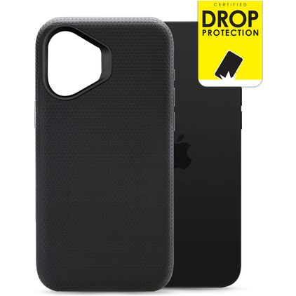 My Style Tough iPhone 16 Hoesje Hardcase Backcover Shockproof - Zwart
