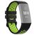 Mobigear Sport Plus Buckle Siliconen Fitbit Charge 4 Bandje Gespsluiting - Zwart / Groen