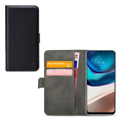 Mobilize Classic Gelly Wallet Motorola Moto G42 Hoesje Bookcase Portemonnee - Zwart