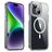 Valenta Trend iPhone 15 MagSafe Hoesje Hardcase Backcover - Transparant / Wit