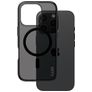 CARE by PanzerGlass Smokey iPhone 16 Pro MagSafe Hoesje Hardcase Backcover - Transparant / Zwart