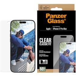 PanzerGlass Classic Fit iPhone 17 Pro Max Glazen Screenprotector - Case Friendly