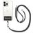 Mobigear Lanyard Universeel Verstelbaar Telefoonkoord - Grijs