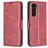 Mobigear Excellent Samsung Galaxy S25 Plus Hoesje Bookcase Portemonnee - Rood