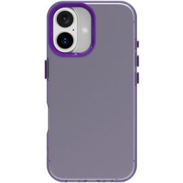 Mobigear Crystal iPhone 16 Hoesje Hardcase Backcover - Paars