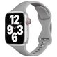 Mobigear Sport Slim Siliconen Apple Watch Bandje Druksluiting - 49/46/45/44 mm - Grijs