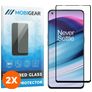 Mobigear Premium OnePlus Nord CE Glazen Screenprotector - Case Friendly - Zwart (2-Pack)