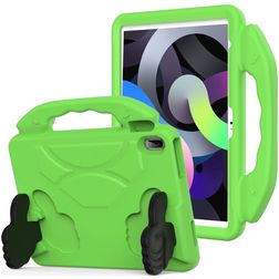 Mobigear Thumbs Up iPad 10 (2022) Kinder Tablethoes met Handvat - Groen