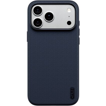 CARE by PanzerGlass Fusion Fabric iPhone 18 Pro Max MagSafe Hoesje Hardcase Backcover Shockproof - Blauw