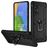 Mobigear Armor Ring Samsung Galaxy A73 Hoesje Hardcase Backcover Shockproof met Ringhouder - Zwart