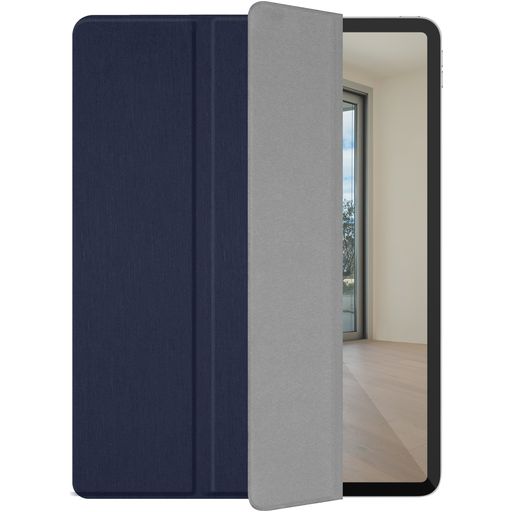 Macally Bookstand iPad Pro 11 Inch (2018) Hoes Bookcase + Stylus Houder - Blauw