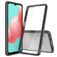 Mobigear Crystal Samsung Galaxy A32 5G Hoesje Hardcase Backcover - Transparant / Zwart