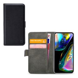Mobilize Classic Gelly Wallet Motorola Moto G82 Hoesje Bookcase Portemonnee - Zwart