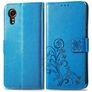 Mobigear Clover Samsung Galaxy Xcover 7 Hoesje Bookcase Portemonnee - Blauw