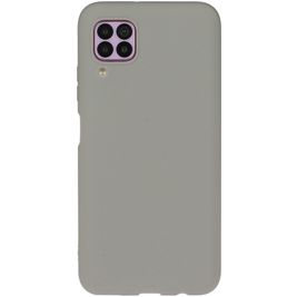 Mobigear Colors Huawei P40 Lite Hoesje Flexibel TPU Backcover - Grijs Mobigear Colors Huawei P40 Lite Hoesje Flexibel TPU Backcover - Grijs