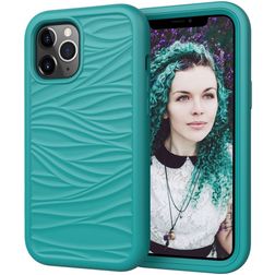 Mobigear Wave iPhone 12 Pro Max Hoesje Hardcase Backcover Shockproof - Turquoise