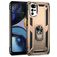 Mobigear Armor Ring Motorola Moto G22 Hoesje Hardcase Backcover Shockproof met Ringhouder - Goud